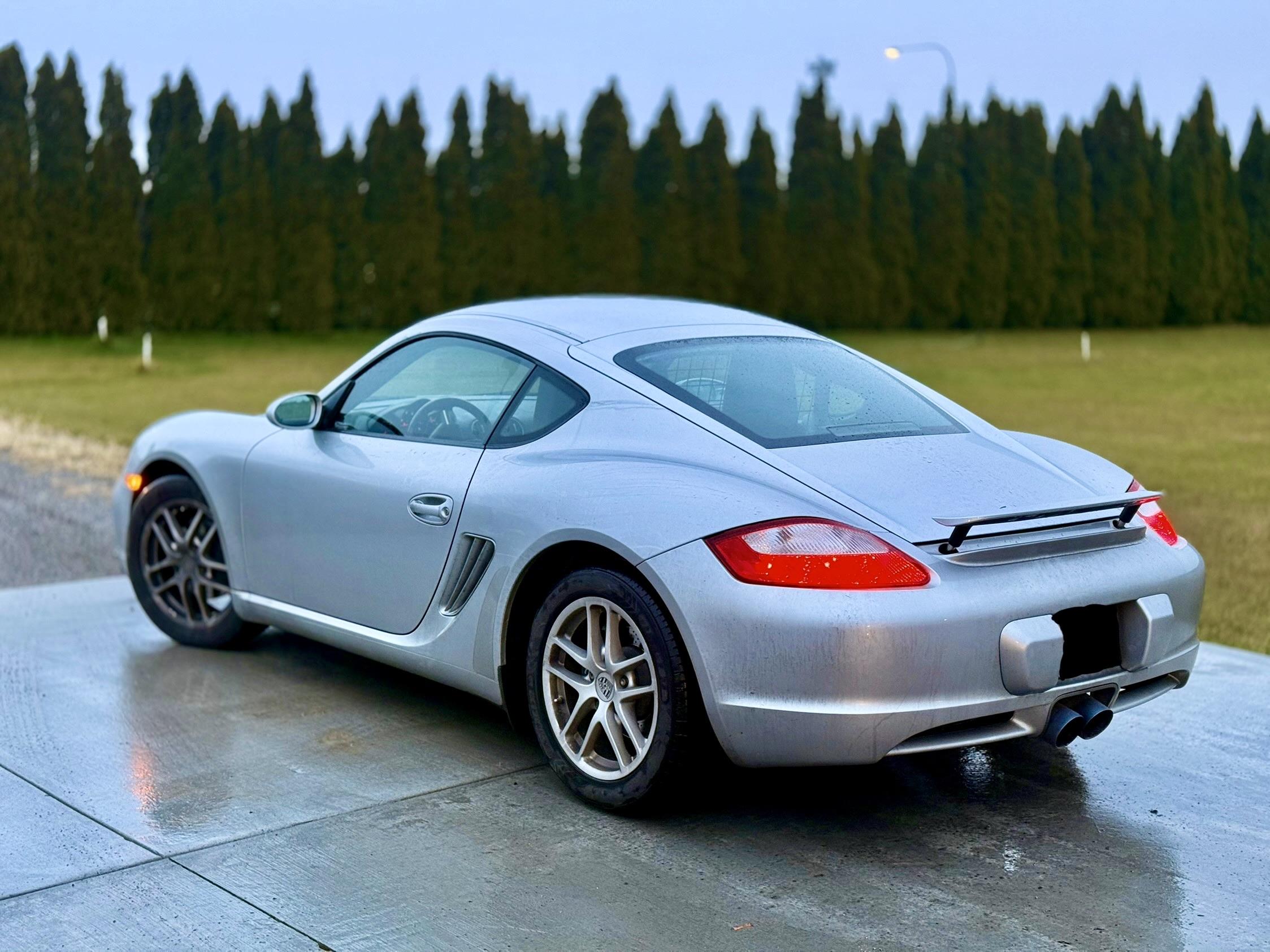 Porsche Cayman before tint