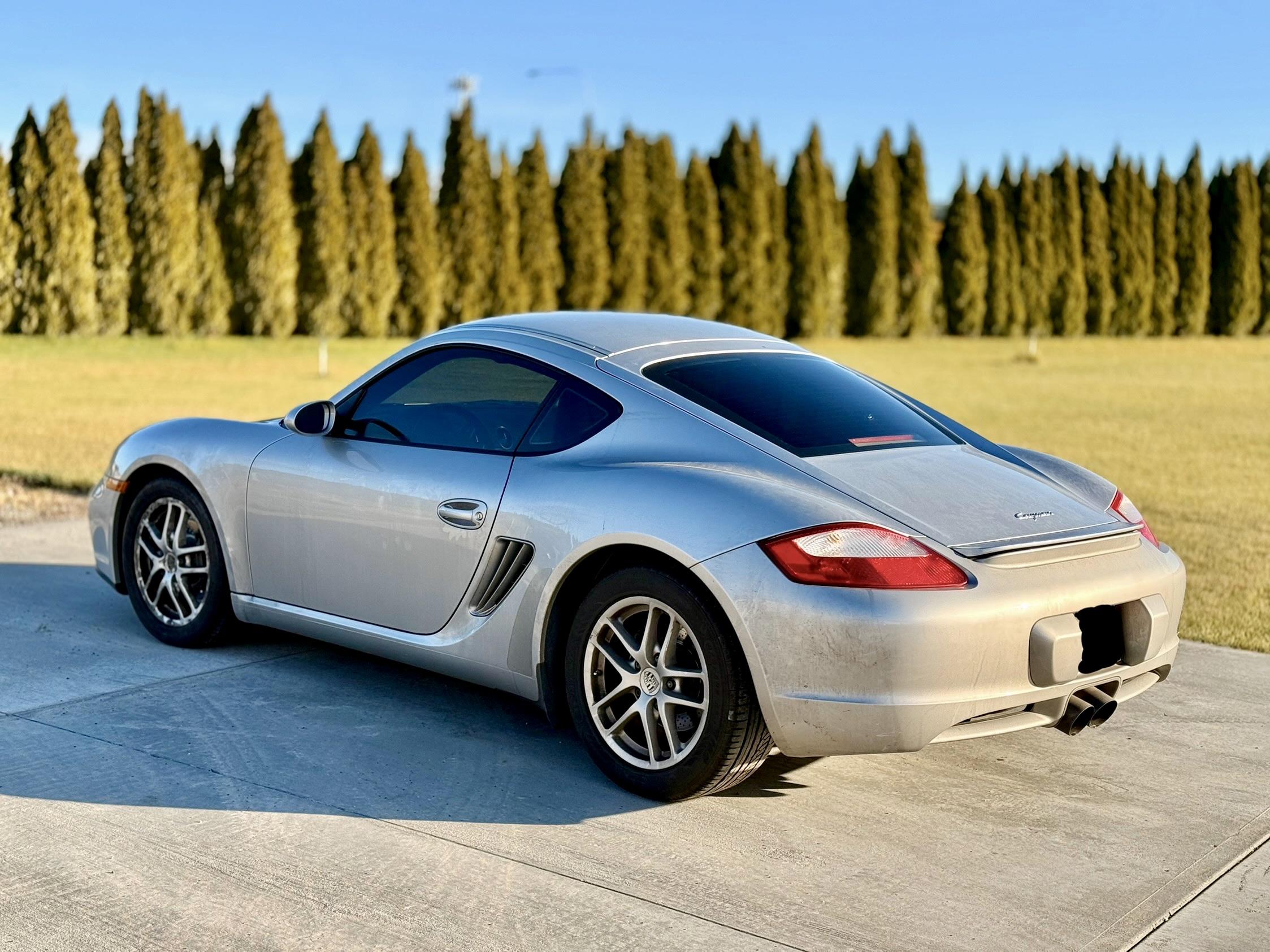 Porsche Cayman after tint