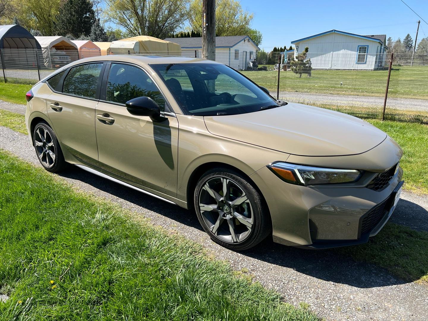 Honda Civic before tint