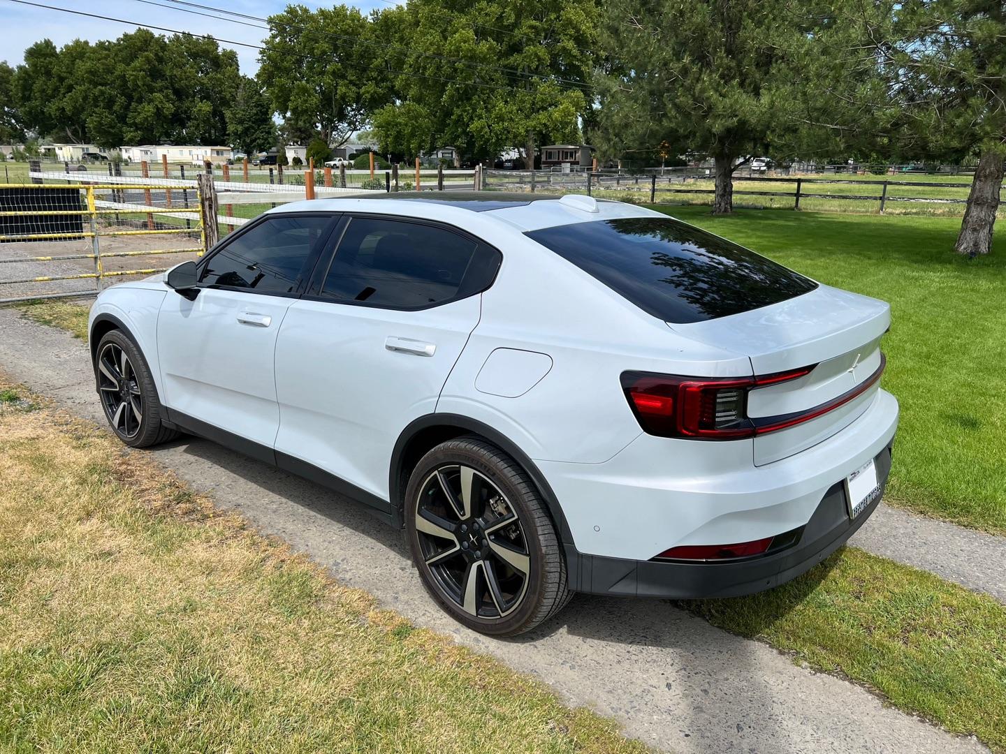 Polestar 2 after tint
