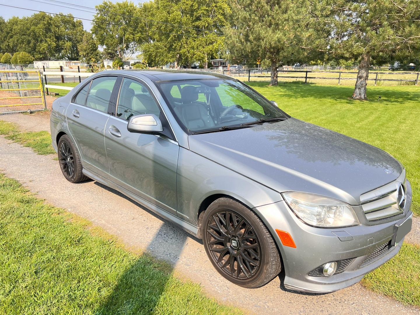 Mercedes C-Class before tint