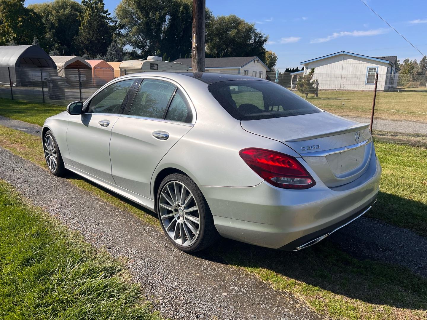 Mercedes C 300 before tint